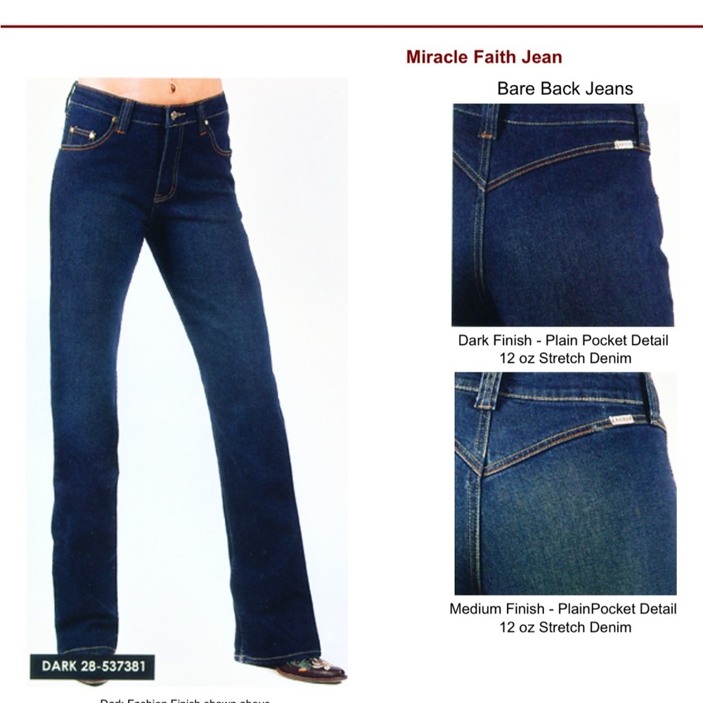 Miracle Faith Women's Dark Blue Jeans